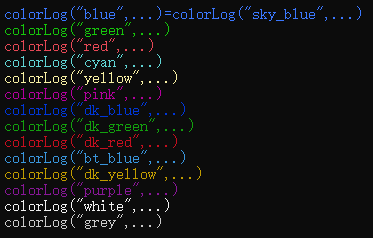 ColorLogExample